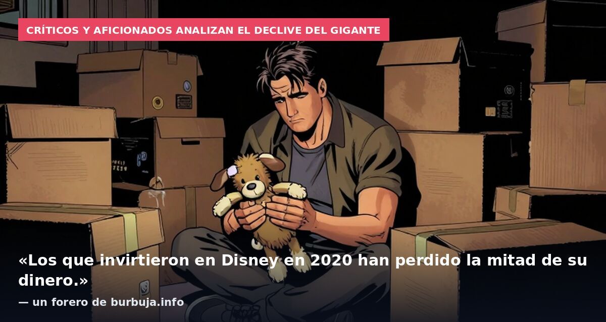 Críticos y aficionados analizan el declive del gigante: «Los que invirtieron en Disney en 2020 han perdido la mitad de su dinero.» — un forero de burbuja.info