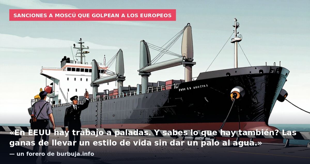 Sanciones a Moscú que golpean a los europeos: «En EEUU hay trabajo a paladas. Y sabes lo que hay también? Las ganas de llevar un estilo de vida sin dar un palo al agua.» — un forero de burbuja.info