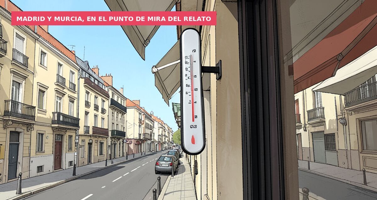 Madrid y Murcia, en el punto de mira del relato