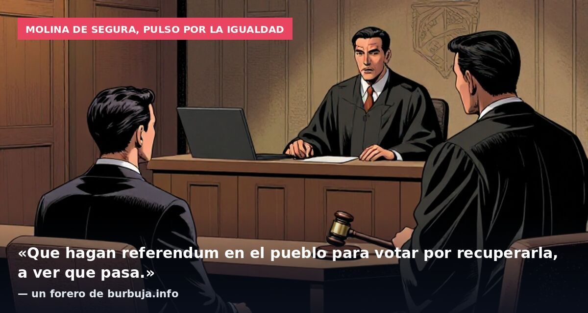 Molina de Segura, pulso por la Igualdad: «Que hagan referendum en el pueblo para votar por recuperarla, a ver que pasa.» — un forero de burbuja.info