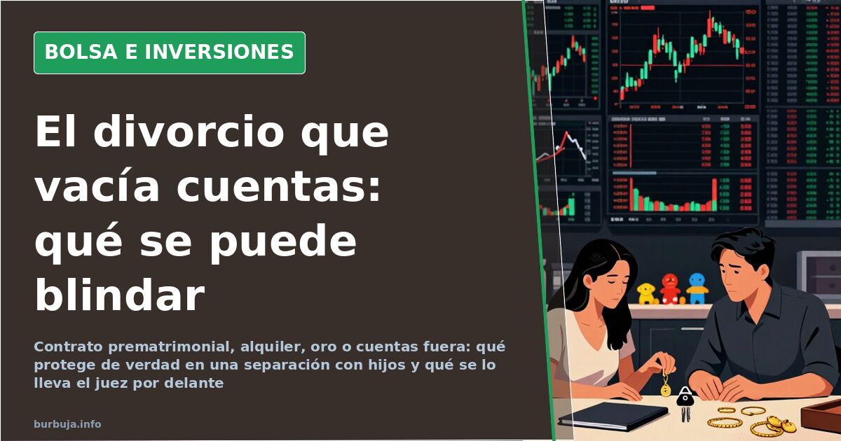 Separarse sin arruinarse: los límites legales del patrimonio