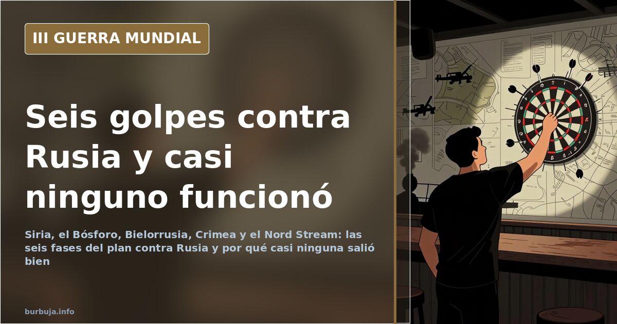 «El plan de seis fases contra Rusia» que no salió bien