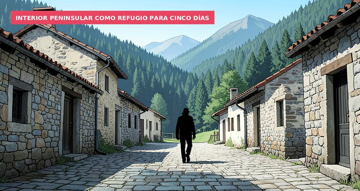 Interior peninsular como refugio para cinco días