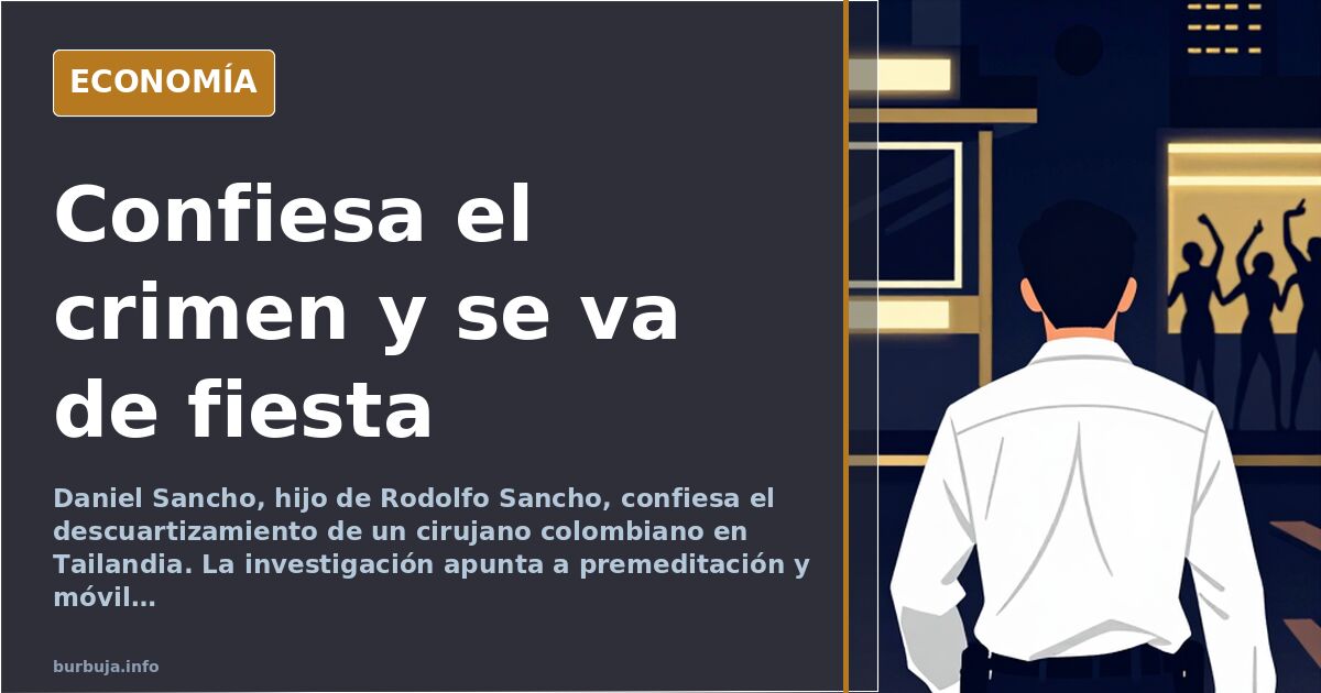 Daniel Sancho confiesa el descuartizamiento en Tailandia