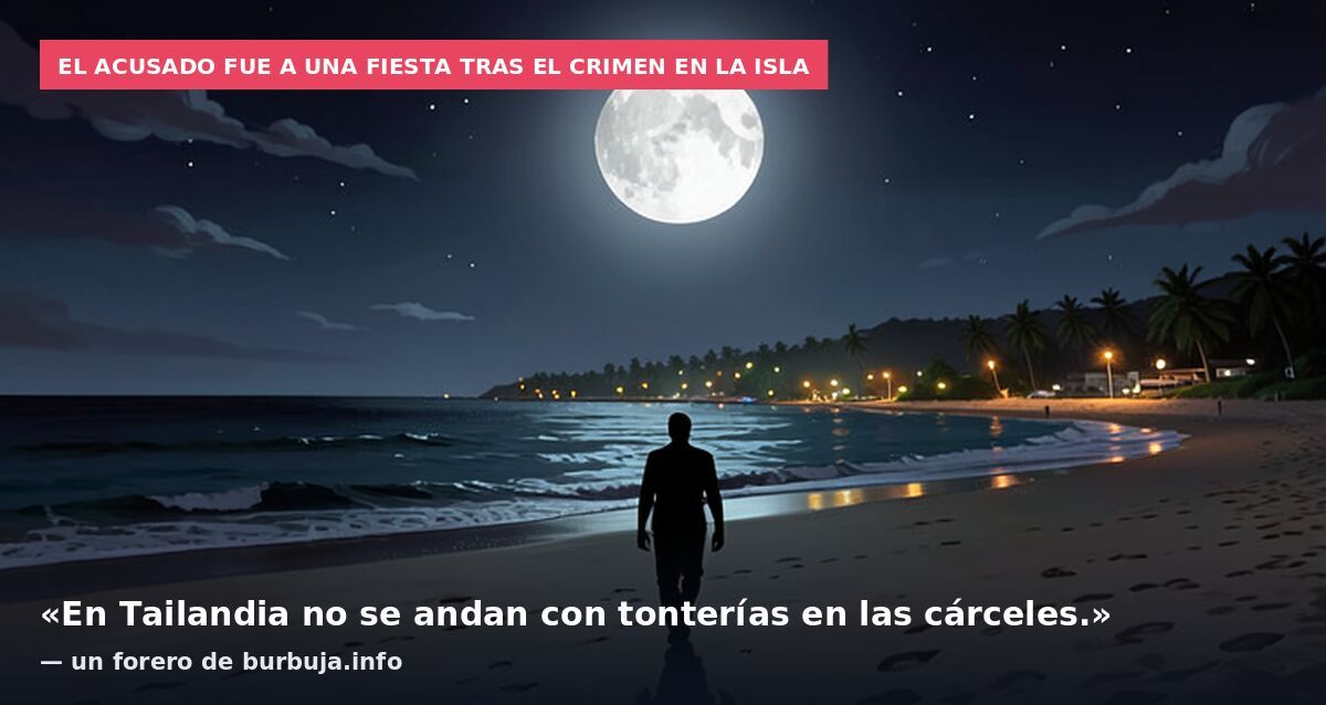 El acusado fue a una fiesta tras el crimen en la isla: «En Tailandia no se andan con tonterías en las cárceles.» — un forero de burbuja.info