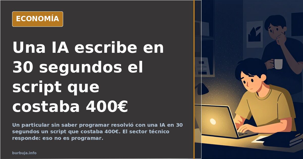 La IA que programa sola: el script de 30 segundos que reabre el debate