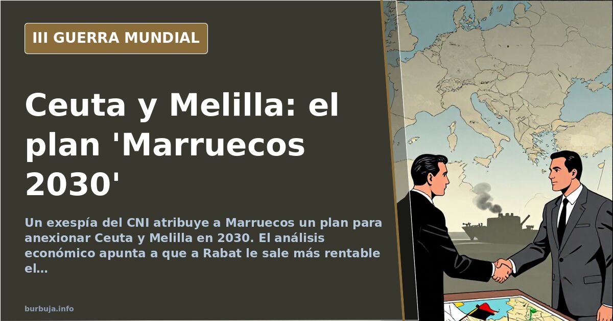 Analysis of Morocco's alleged '2030 Plan' to annex Ceuta and Melilla