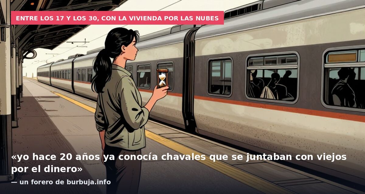 Entre los 17 y los 30, con la vivienda por las nubes: «yo hace 20 años ya conocía chavales que se juntaban con viejos por el dinero» — un forero de burbuja.info