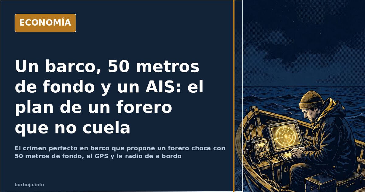 El plan de crimen en barco de un forero: por qué no cuela