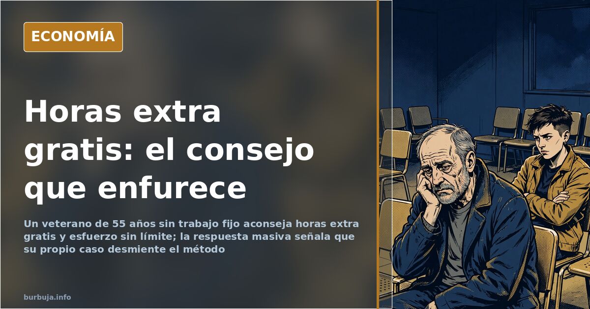 El consejo laboral de un veterano de 55 años que enfurece a los jóvenes