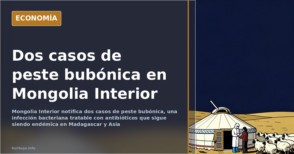 Dos casos de peste bubónica en Mongolia Interior: qué se sabe
