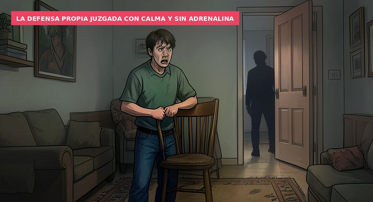 La defensa propia juzgada con calma y sin adrenalina