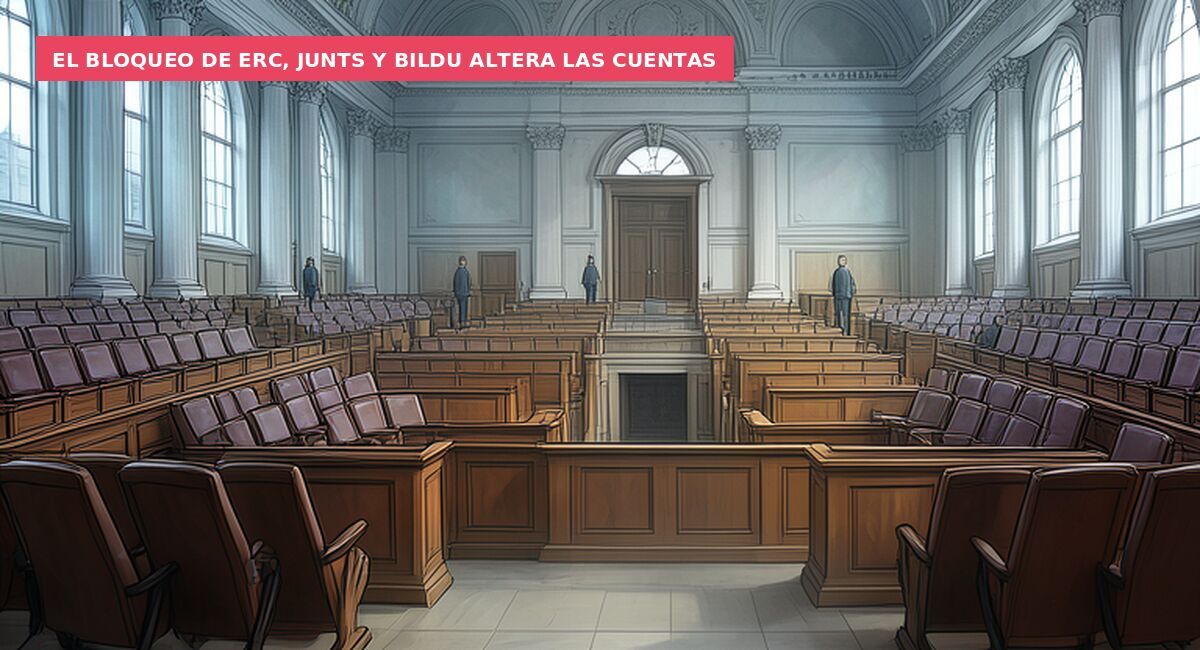 El bloqueo de ERC, Junts y Bildu altera las cuentas