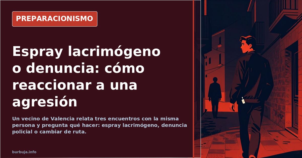 Tres encuentros y un golpe en Valencia: ¿espray o denuncia?