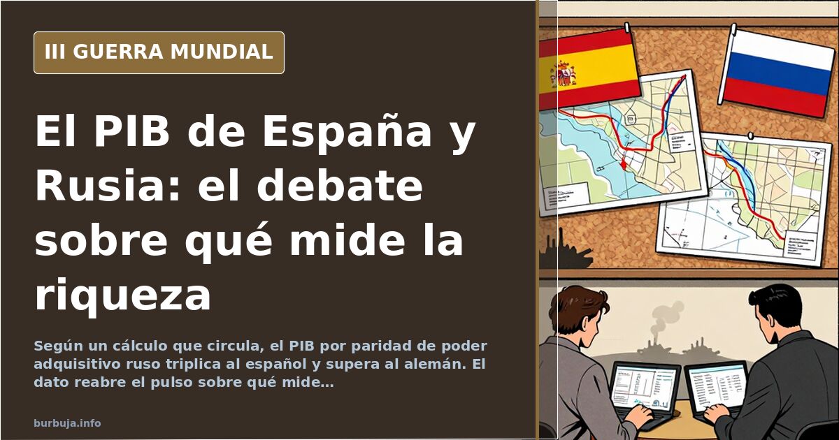 Spain vs. Russia GDP: Debate on Measuring Wealth