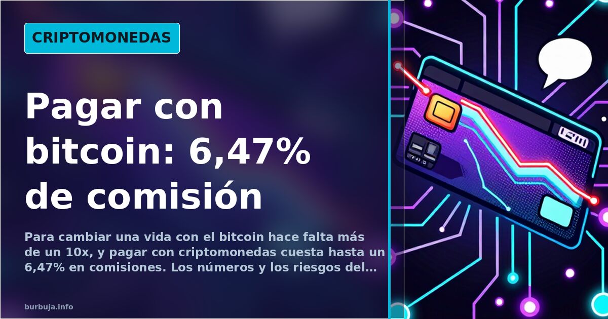 Red de nodos de bitcoin y circuitos en azul y violeta sobre fondo oscuro, ilustrando el precio del bitcoin y sus comisiones