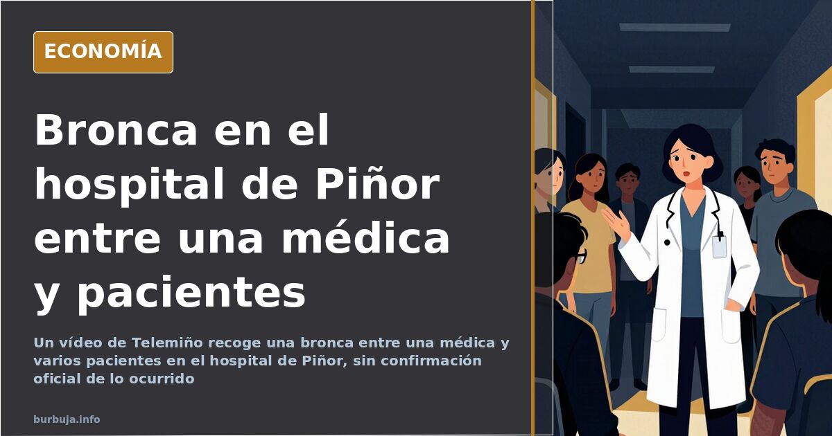 Bronca entre una médica y sus pacientes en el hospital de Piñor