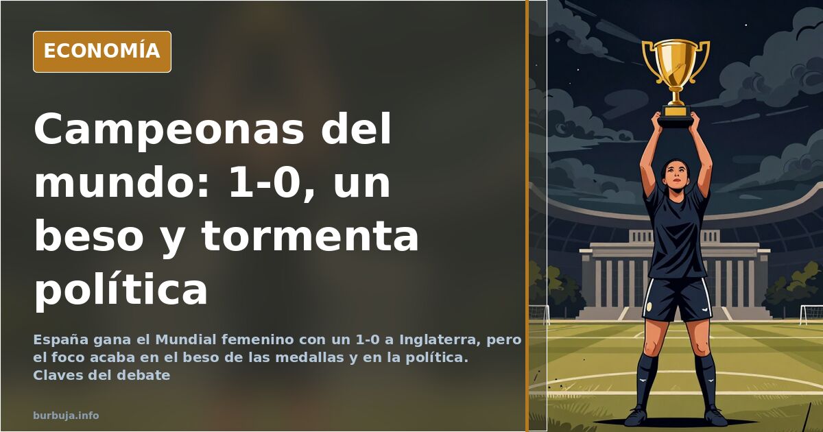 España gana el Mundial femenino y el foco acaba en la política