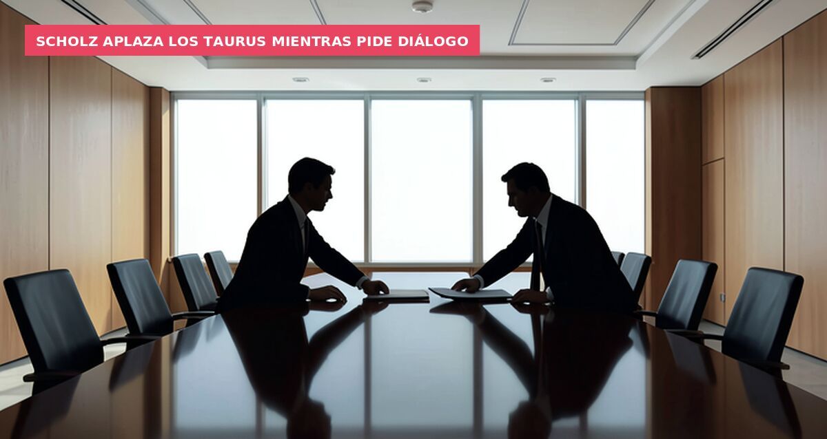 Scholz aplaza los Taurus mientras pide diálogo