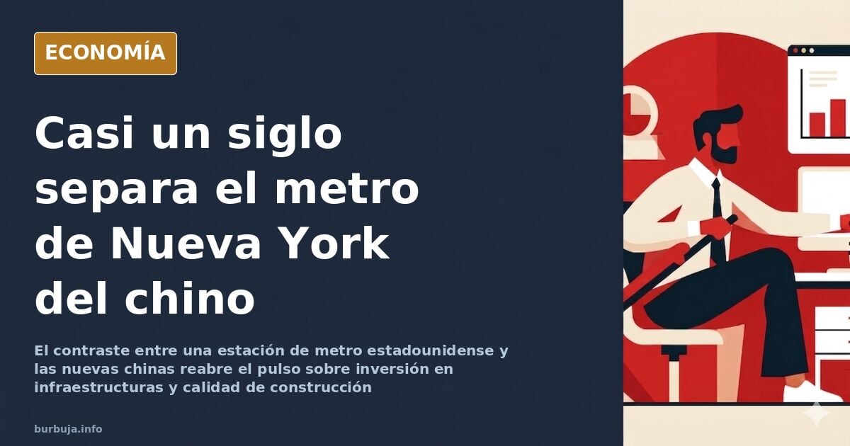 Metro de EEUU contra metro de China: cien años de diferencia