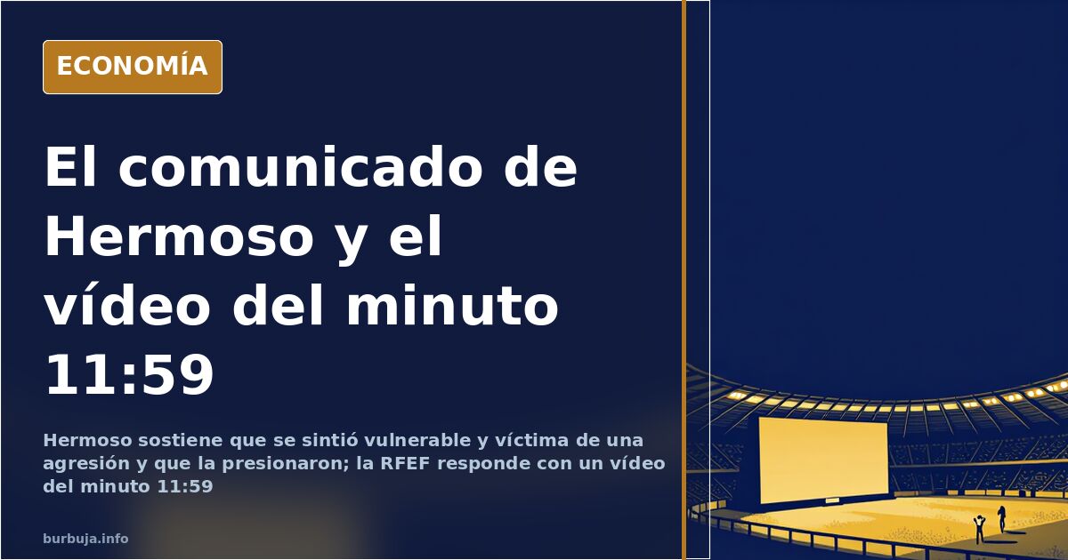 Jenni Hermoso: «Me sentí vulnerable y víctima de una agresión»