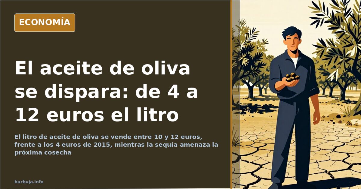 Aceite de oliva a 12 euros el litro: la cesta cambia de hábitos