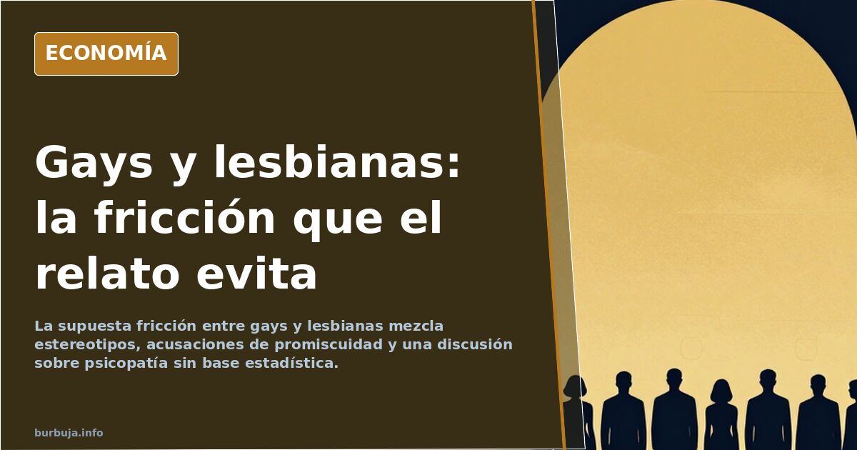 Gays y lesbianas: la grieta interna que el colectivo no airea