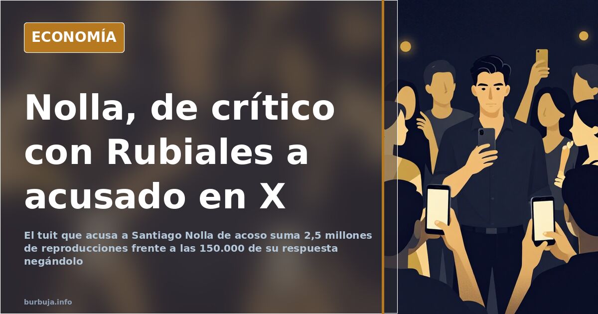 Santiago Nolla: de azote de Rubiales a acusado por acoso