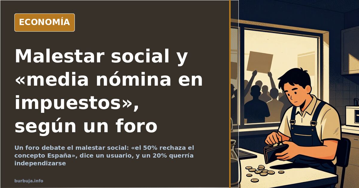 «La mitad del sueldo se va en impuestos»: malestar en un foro