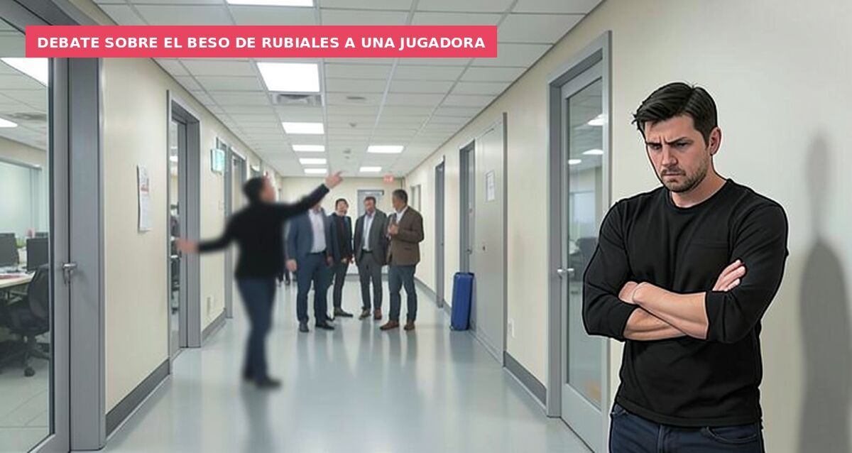 Debate sobre el beso de Rubiales a una jugadora