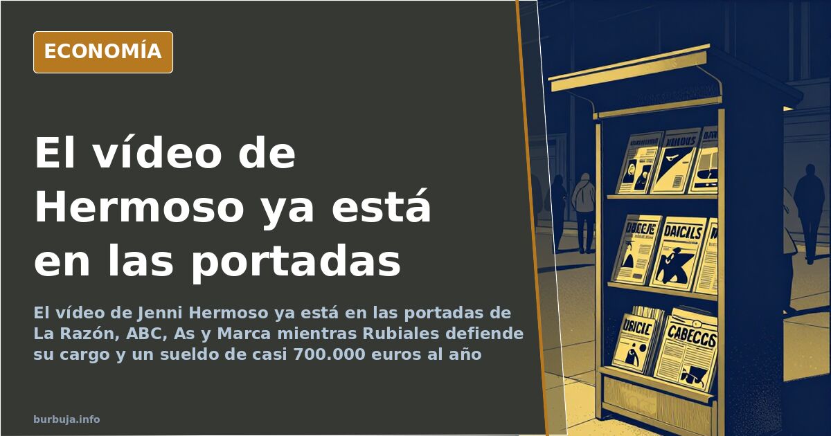 El vídeo de Hermoso llega a la prensa y agrieta el relato oficial