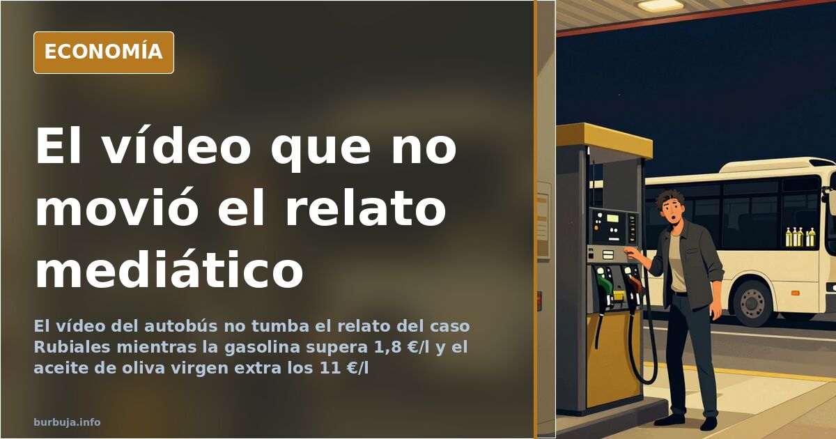 El vídeo de Alvise no mueve el relato mediático