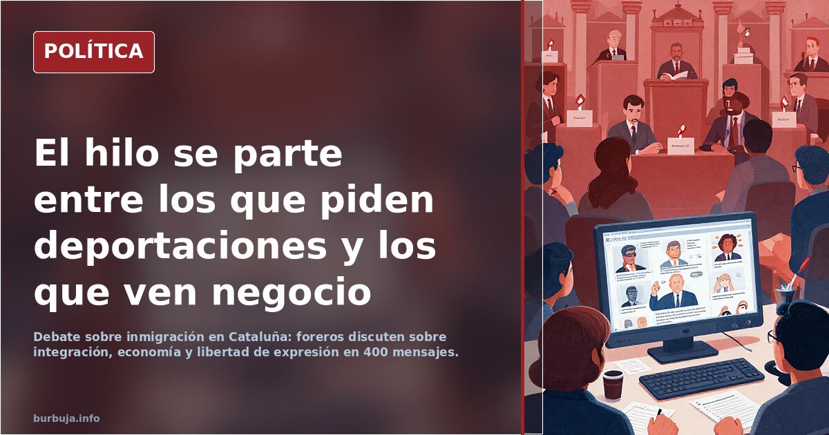 El hilo se parte entre los que piden deportaciones y los que ven negocio