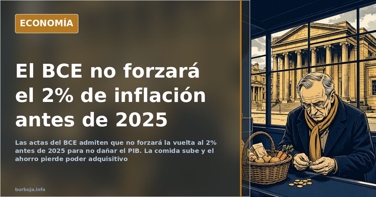 Ilustración editorial de una cesta de la compra encarecida junto a billetes de euro que se desvanecen por la inflación