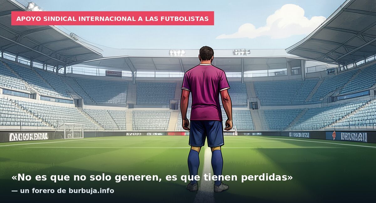 Apoyo sindical internacional a las futbolistas: «No es que no solo generen, es que tienen perdidas» — un forero de burbuja.info