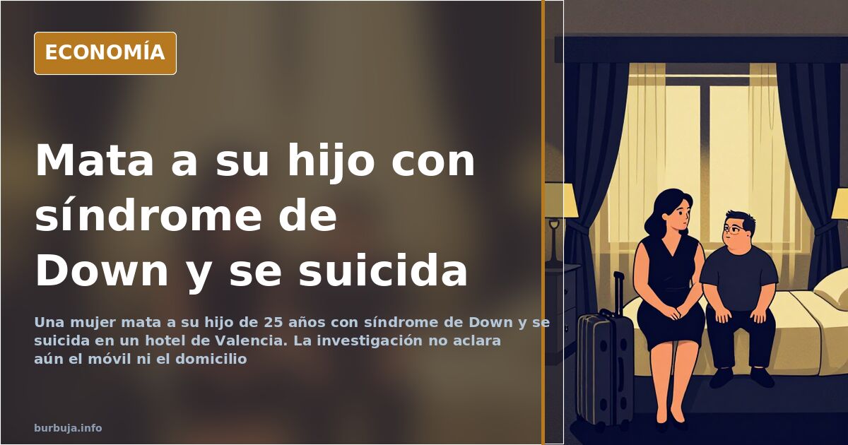 Habitación de hotel vacía con luz de tarde en Valencia, escenario del caso de la mujer que mató a su hijo con síndrome de Dow