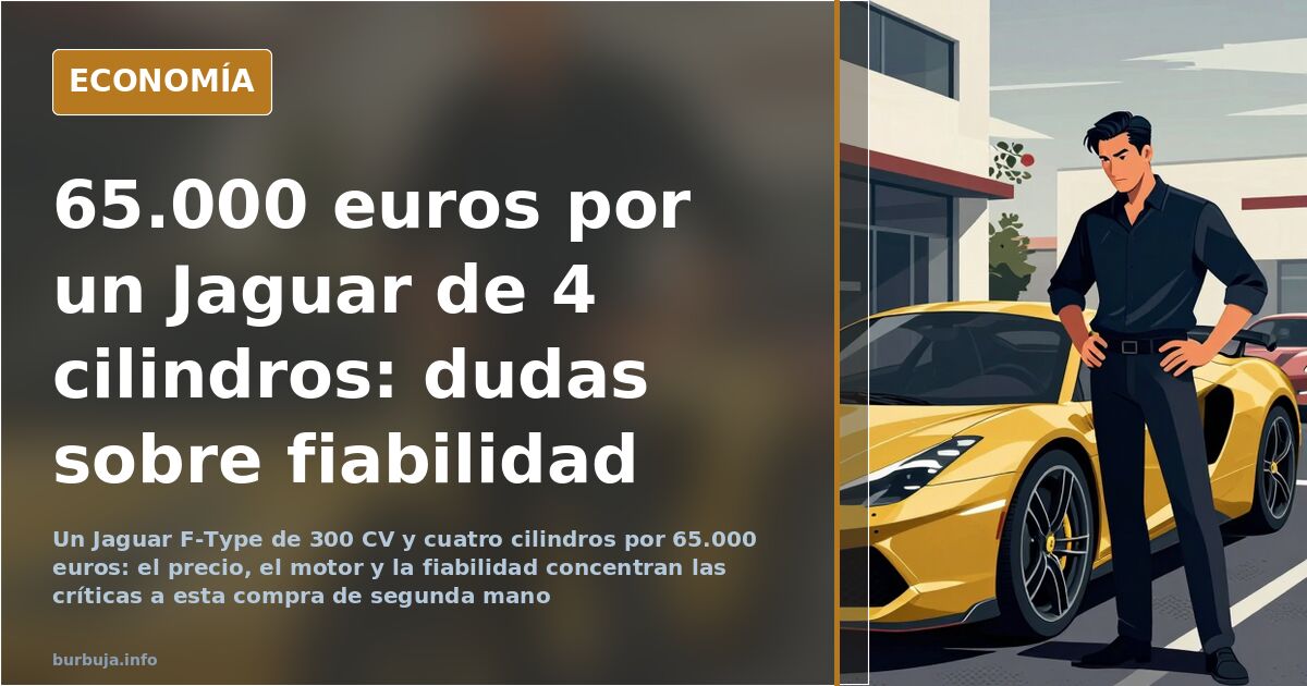 Jaguar F-Type de 300 CV: 65.000 euros y dudas sobre fiabilidad