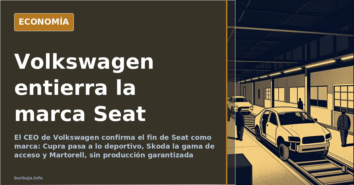Volkswagen confirma el fin de Seat como marca