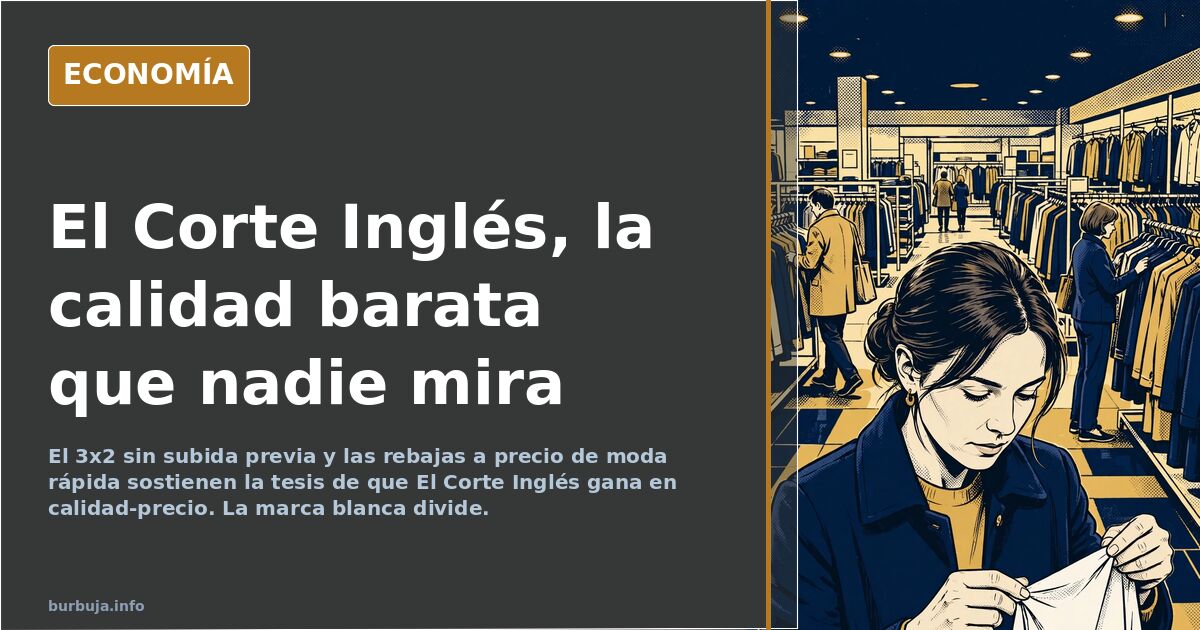 El Corte Inglés recupera al comprador que huye de Zara y Primark