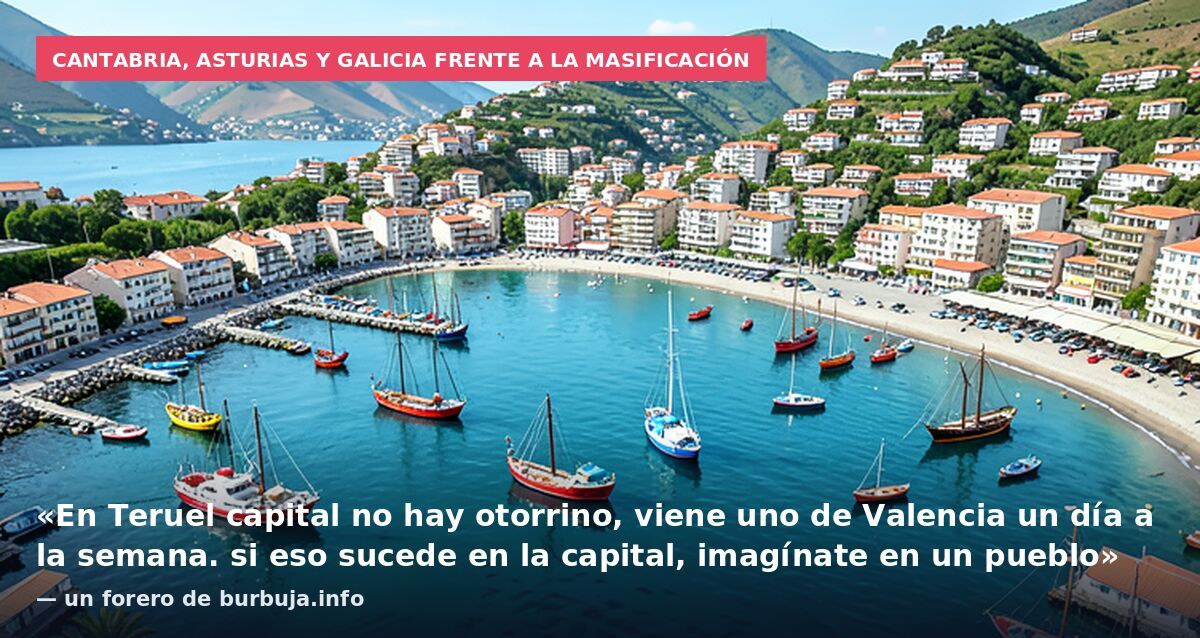 Cantabria, Asturias y Galicia frente a la masificación: «En Teruel capital no hay otorrino, viene uno de Valencia un día a la semana. si eso sucede en la capital, imagínate en un pueblo» — un forero de burbuja.info