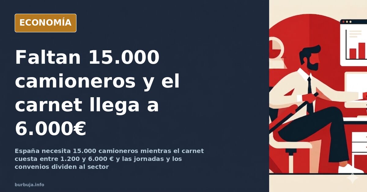 En diez años, todos los camioneros serán inmigrantes: el pronóstico del sector