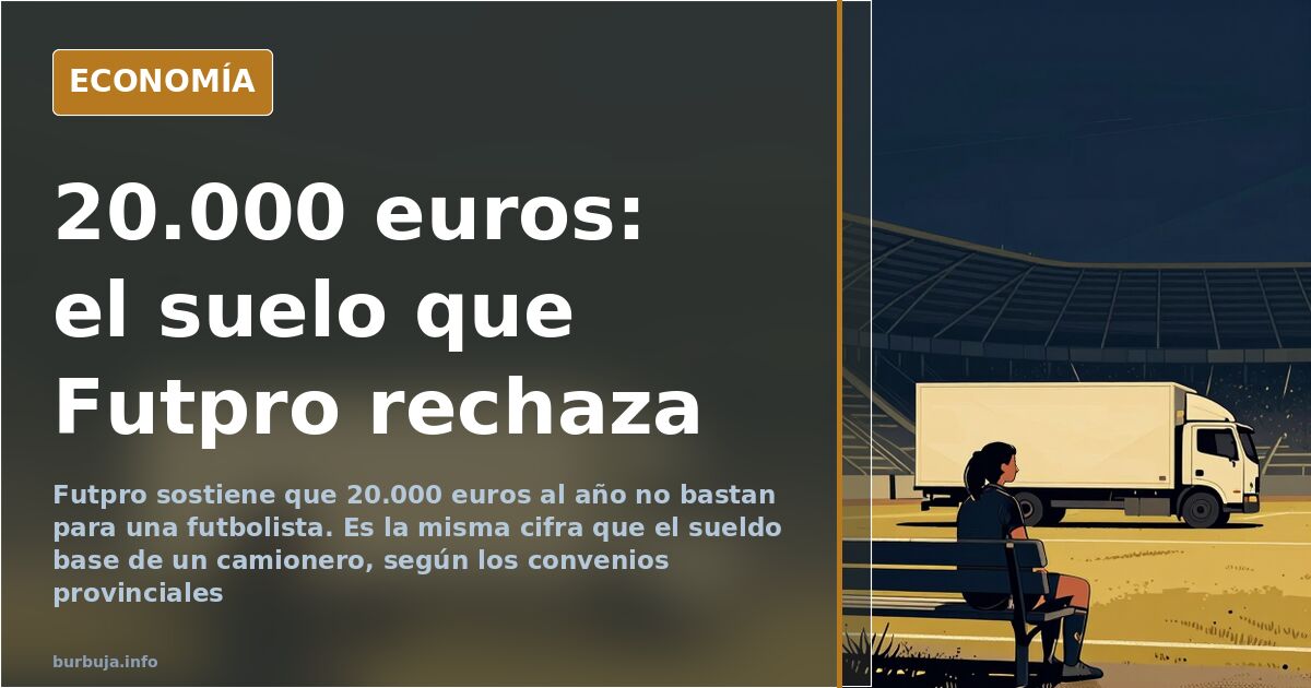 Futpro sostiene que 20.000 euros no bastan para vivir del fútbol
