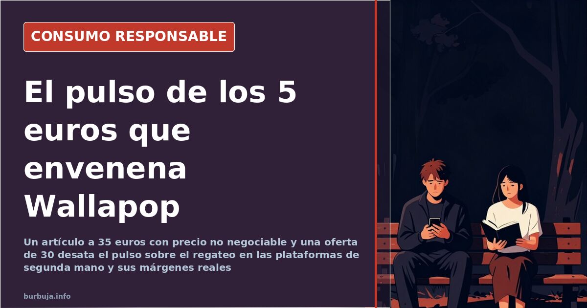 Regatear 5 euros en un anuncio de 35 cabrea al vendedor