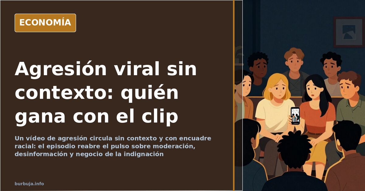 Vídeo sin contexto: cómo se monetiza una agresión viral