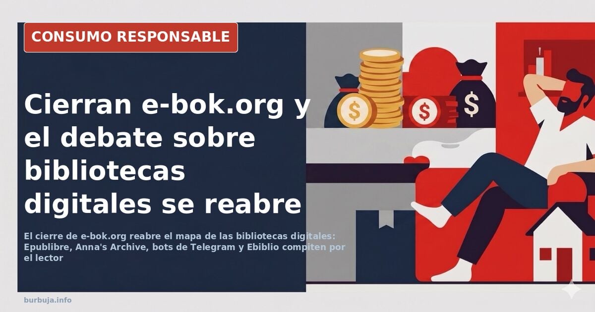 El cierre de e-bok.org reabre el debate sobre bibliotecas digitales