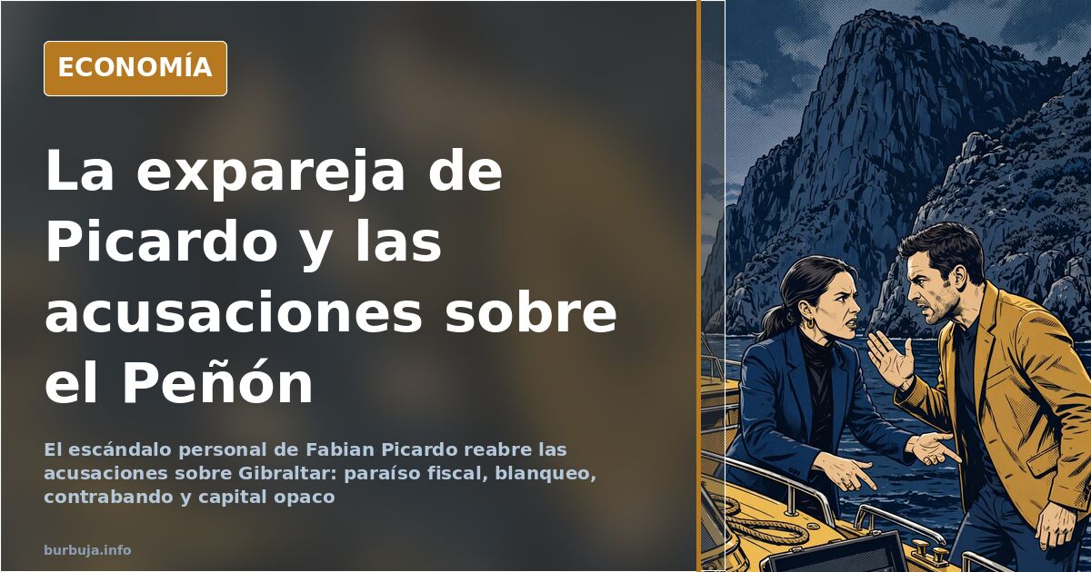 Picardo, su expareja y las sospechas fiscales sobre Gibraltar