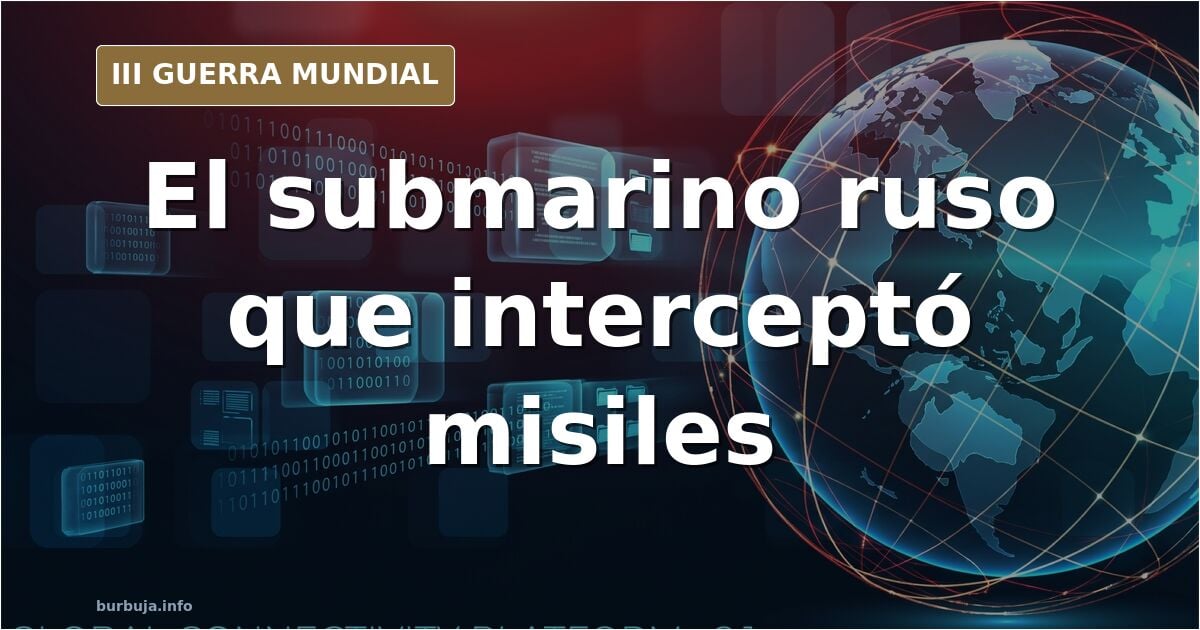 Ilustración de un submarino clase Kilo atracado en un puerto militar con columnas de humo al fondo y mapas desplegados sobre 