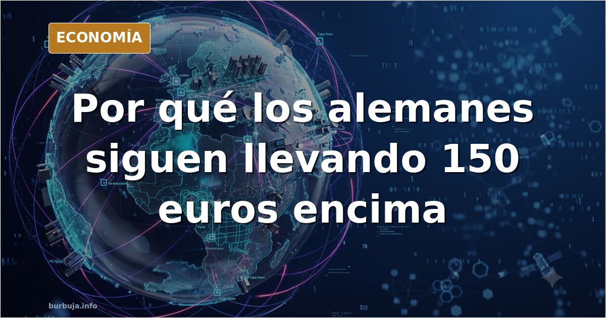 Cartera abierta con billetes de euro en una mano junto a una tarjeta de pago sobre una mesa, uso del efectivo en Alemania