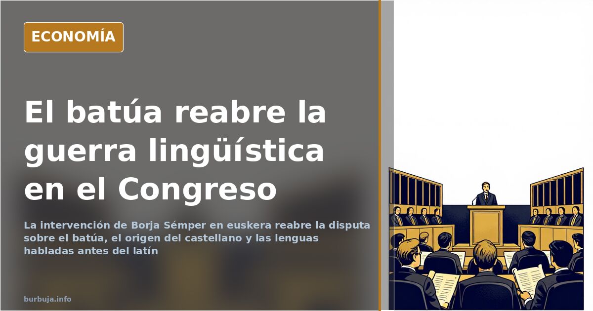 Basque and Spanish reignite linguistic debate in Congress