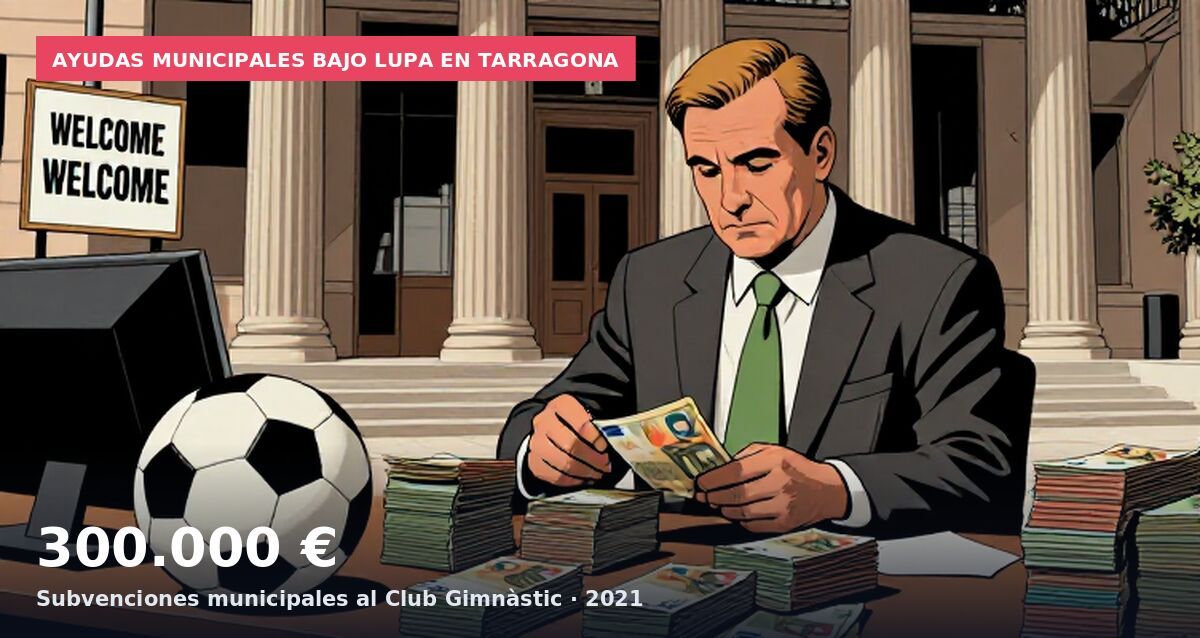 Ayudas municipales bajo lupa en Tarragona: 300.000 € Subvenciones municipales al Club Gimnàstic · 2021
